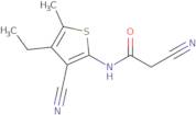 2-Cyano-N-(3-cyano-4-ethyl-5-methyl-2-thienyl)acetamide