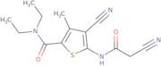 4-Cyano-5-[(cyanoacetyl)amino]-N,N-diethyl-3-methylthiophene-2-carboxamide