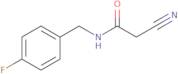 2-Cyano-N-(4-fluorobenzyl)acetamide