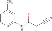 2-Cyano-N-(4-methylpyridin-2-yl)acetamide