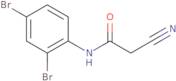 2-Cyano-N-(2,4-dibromophenyl)acetamide