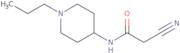 2-Cyano-N-(1-propylpiperidin-4-yl)acetamide