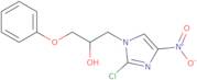 1-(2-Chloro-4-nitro-1H-imidazol-1-yl)-3-phenoxypropan-2-ol