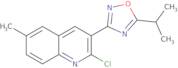 2-Chloro-3-(5-isopropyl-1,2,4-oxadiazol-3-yl)-6-methylquinoline