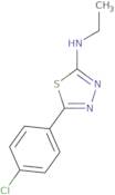 5-(4-Chlorophenyl)-N-ethyl-1,3,4-thiadiazol-2-amine