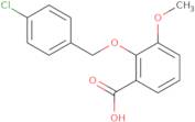 2-[(4-Chlorobenzyl)oxy]-3-methoxybenzoic acid