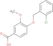 4-[(2-Chlorobenzyl)oxy]-3-methoxybenzoic acid