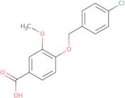 4-[(4-Chlorobenzyl)oxy]-3-methoxybenzoic acid