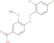 4-[(2-Chloro-4-fluorobenzyl)oxy]-3-methoxybenzoic acid