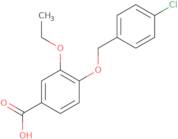 4-[(4-Chlorobenzyl)oxy]-3-ethoxybenzoic acid