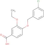 4-[(3-Chlorobenzyl)oxy]-3-ethoxybenzoic acid