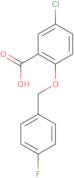 5-Chloro-2-[(4-fluorobenzyl)oxy]benzoic acid