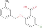 5-Chloro-2-[(3-methylbenzyl)oxy]benzoic acid