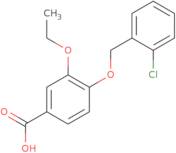 4-[(2-Chlorobenzyl)oxy]-3-ethoxybenzoic acid