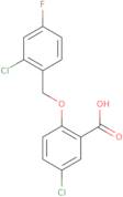 5-Chloro-2-[(2-chloro-4-fluorobenzyl)oxy]benzoic acid