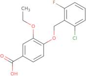 4-[(2-Chloro-6-fluorobenzyl)oxy]-3-ethoxybenzoic acid