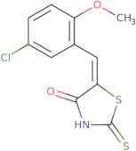 (5E)-5-(5-Chloro-2-methoxybenzylidene)-2-mercapto-1,3-thiazol-4(5H)-one