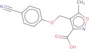 4-[(4-Cyanophenoxy)methyl]-5-methylisoxazole-3-carboxylic acid