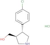 [(3S,4R)-4-(4-Chlorophenyl)pyrrolidin-3-yl]methanol hydrochloride