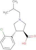 (3S,4R)-4-(2-Chlorophenyl)-1-isobutylpyrrolidine-3-carboxylic acid