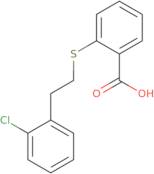 2-{[2-(2-Chlorophenyl)ethyl]thio}benzoic acid