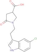 1-[2-(5-Chloro-1H-indol-3-yl)ethyl]-5-oxopyrrolidine-3-carboxylic acid