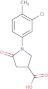 1-(3-Chloro-4-methylphenyl)-5-oxopyrrolidine-3-carboxylic acid