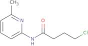 4-Chloro-N-(6-methylpyridin-2-yl)butanamide