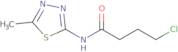 4-Chloro-N-(5-methyl-1,3,4-thiadiazol-2-yl)butanamide