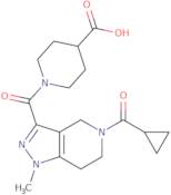 1-{[5-(Cyclopropylcarbonyl)-1-methyl-4,5,6,7-tetrahydro-1H-pyrazolo[4,3-c]pyridin-3-yl]carbonyl}...