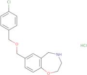 7-{[(4-Chlorobenzyl)oxy]methyl}-2,3,4,5-tetrahydro-1,4-benzoxazepine hydrochloride