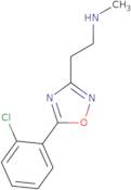 {2-[5-(2-Chlorophenyl)-1,2,4-oxadiazol-3-yl]ethyl}methylamine