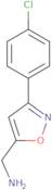 {[3-(4-Chlorophenyl)isoxazol-5-yl]methyl}amine