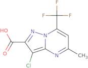 3-Chloro-5-methyl-7-(trifluoromethyl)pyrazolo[1,5-a]pyrimidine-2-carboxylic acid