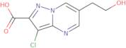 3-Chloro-6-(2-hydroxyethyl)pyrazolo[1,5-a]pyrimidine-2-carboxylic acid