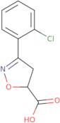 3-(2-Chlorophenyl)-4,5-dihydroisoxazole-5-carboxylic acid