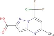 7-[Chloro(difluoro)methyl]-5-methylpyrazolo[1,5-a]pyrimidine-2-carboxylic acid