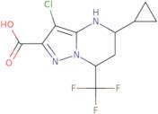 3-Chloro-5-cyclopropyl-7-(trifluoromethyl)-4,5,6,7-tetrahydropyrazolo[1,5-a]pyrimidine-2-carboxy...