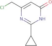 6-(Chloromethyl)-2-cyclopropylpyrimidin-4-ol