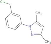 1-[3-(Chloromethyl)phenyl]-3,5-dimethyl-1H-pyrazole hydrochloride