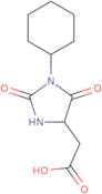 (1-Cyclohexyl-2,5-dioxoimidazolidin-4-yl)acetic acid