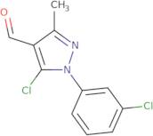 5-Chloro-1-(3-chlorophenyl)-3-methyl-1H-pyrazole-4-carbaldehyde