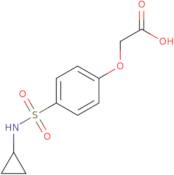 {4-[(Cyclopropylamino)sulfonyl]phenoxy}acetic acid