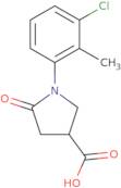 1-(3-Chloro-2-methylphenyl)-5-oxopyrrolidine-3-carboxylic acid