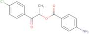 2-(4-Chlorophenyl)-1-methyl-2-oxoethyl 4-aminobenzoate