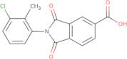 2-(3-Chloro-2-methylphenyl)-1,3-dioxoisoindoline-5-carboxylic acid