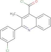 2-(3-Chlorophenyl)-3-methylquinoline-4-carbonyl chloride