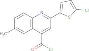 2-(5-Chloro-2-thienyl)-6-methylquinoline-4-carbonyl chloride