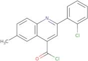 2-(2-Chlorophenyl)-6-methylquinoline-4-carbonyl chloride