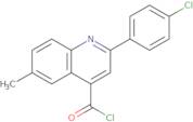 2-(4-Chlorophenyl)-6-methylquinoline-4-carbonyl chloride